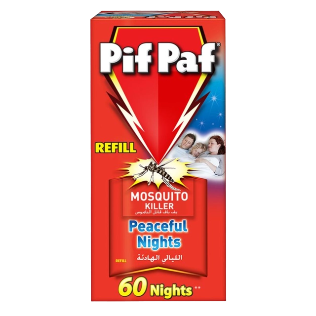 Pif Paf Powergard Liquid Mosquito Killer 60 Nights (Refill) 45ml