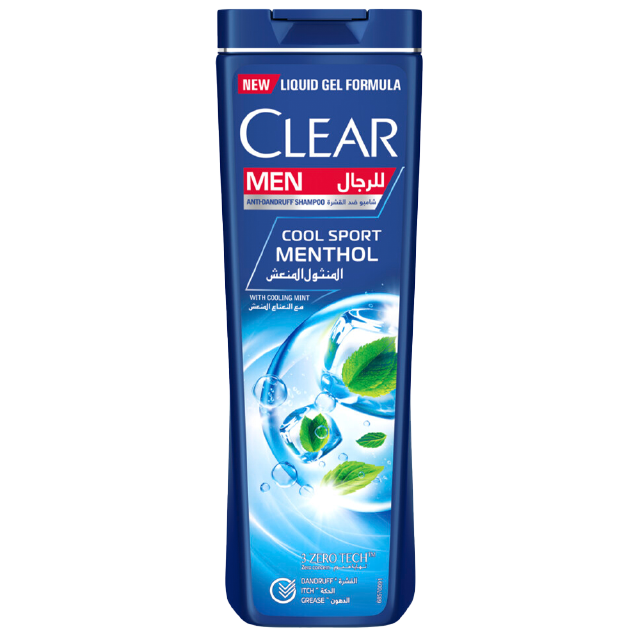 Anti-Dandruff Cool Sport Menthol Shampoo For Men