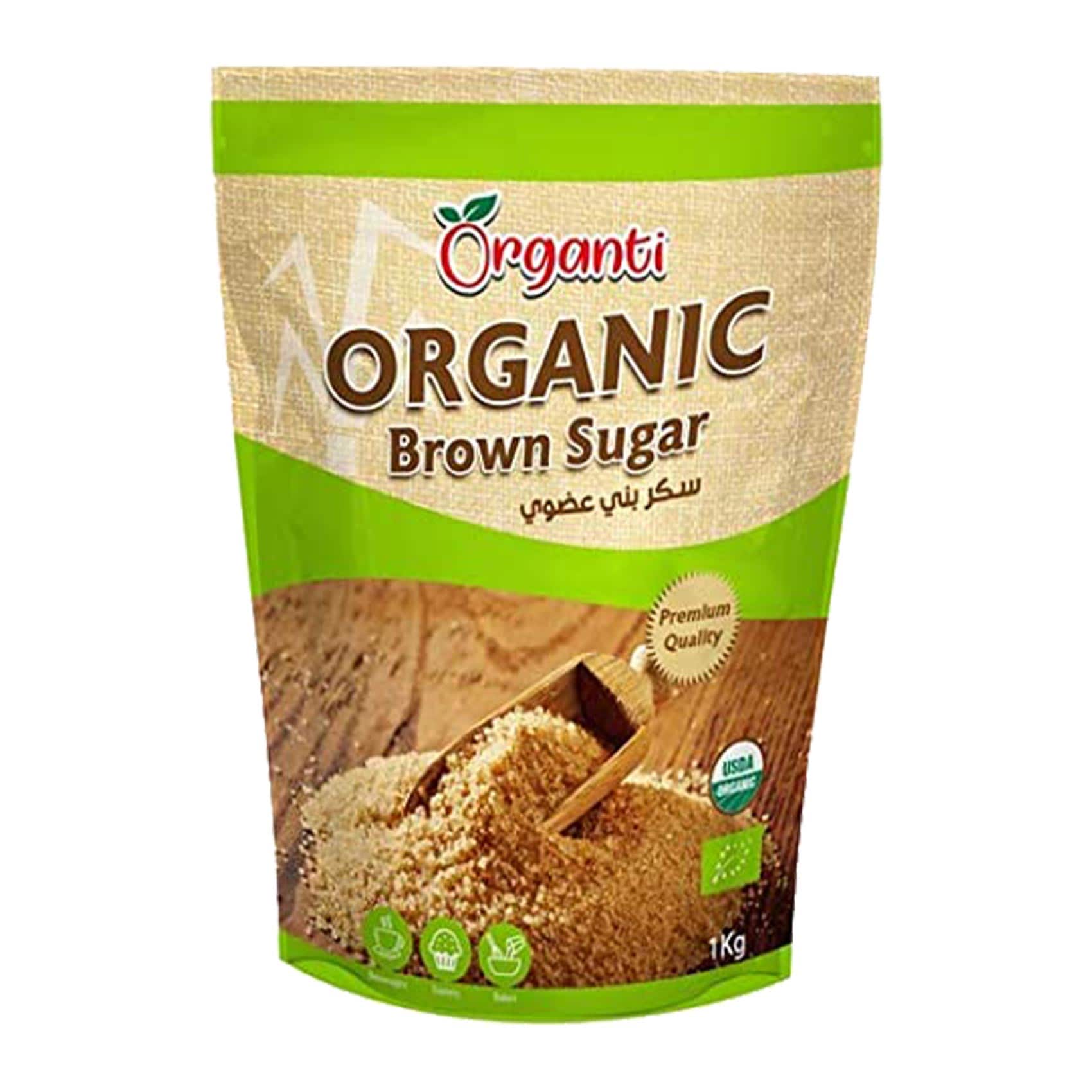 Organti Brown Sugar 1Kg (Organic)