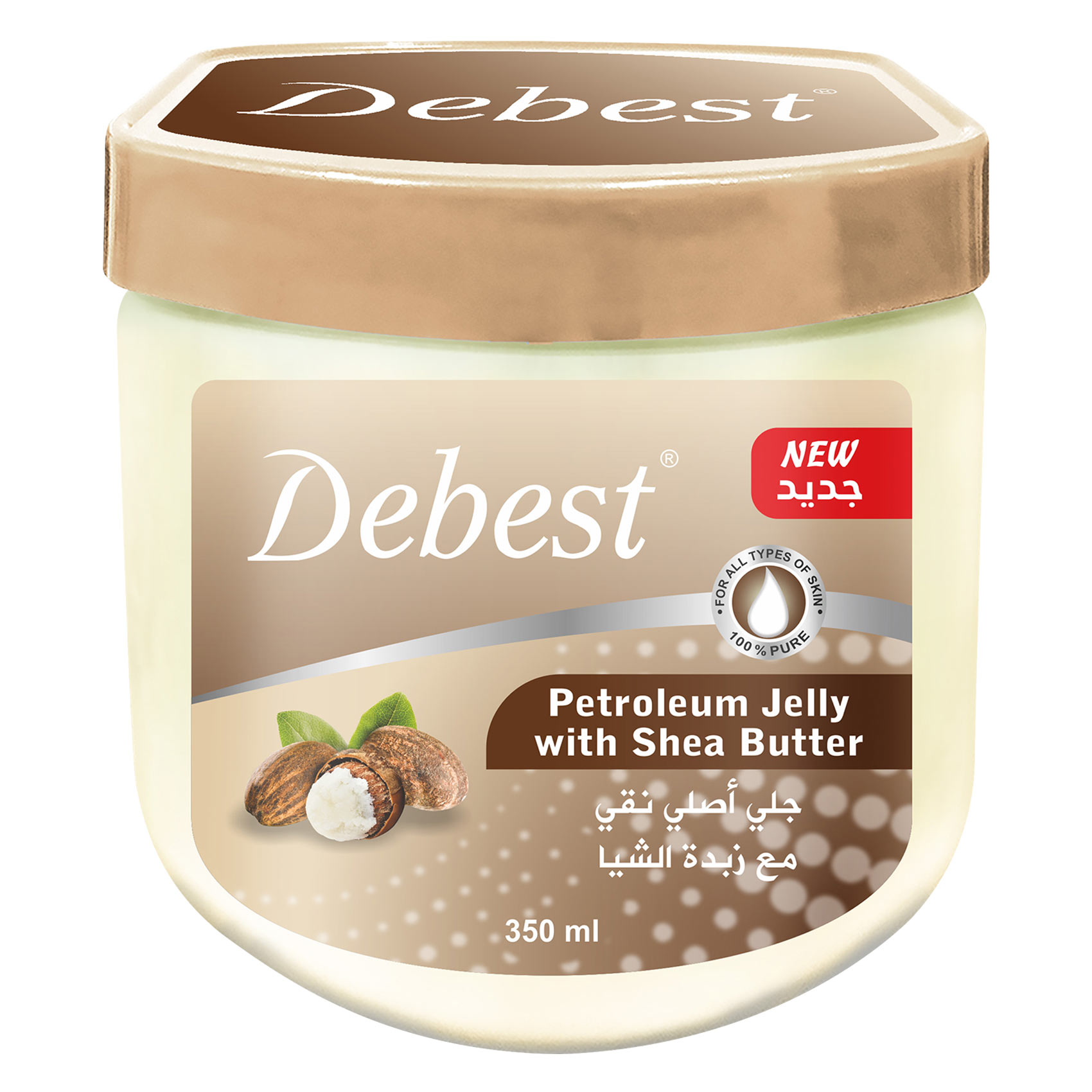 Debest Petroleum Jelly Shea Butter 350 ml