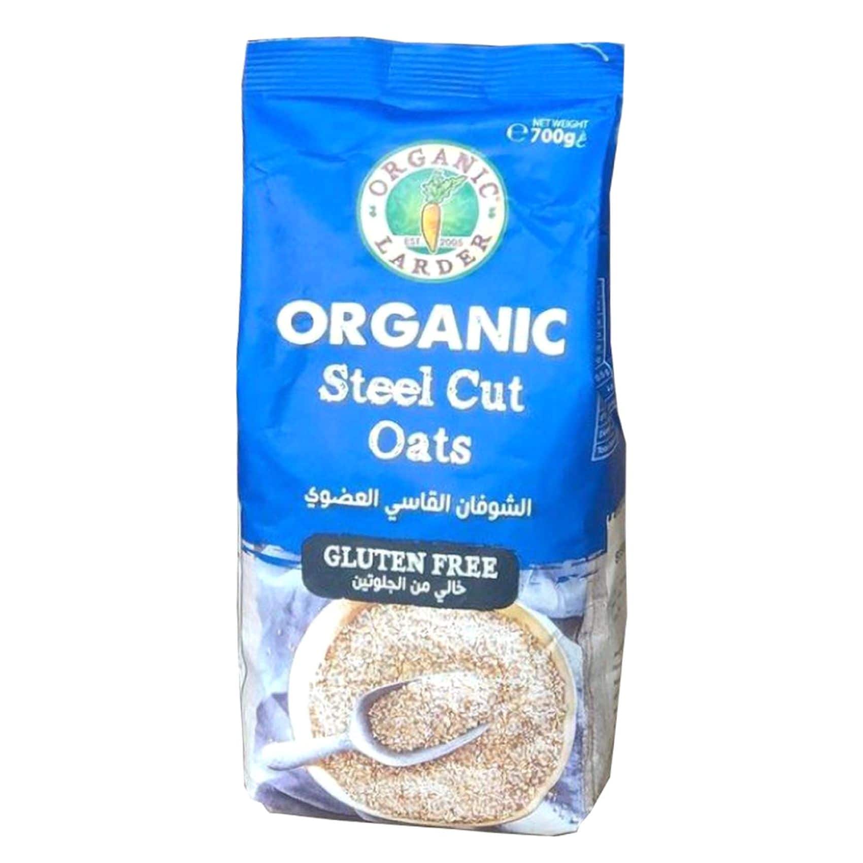 Larder ,gluten-free, oats steel cut 700g (organic)