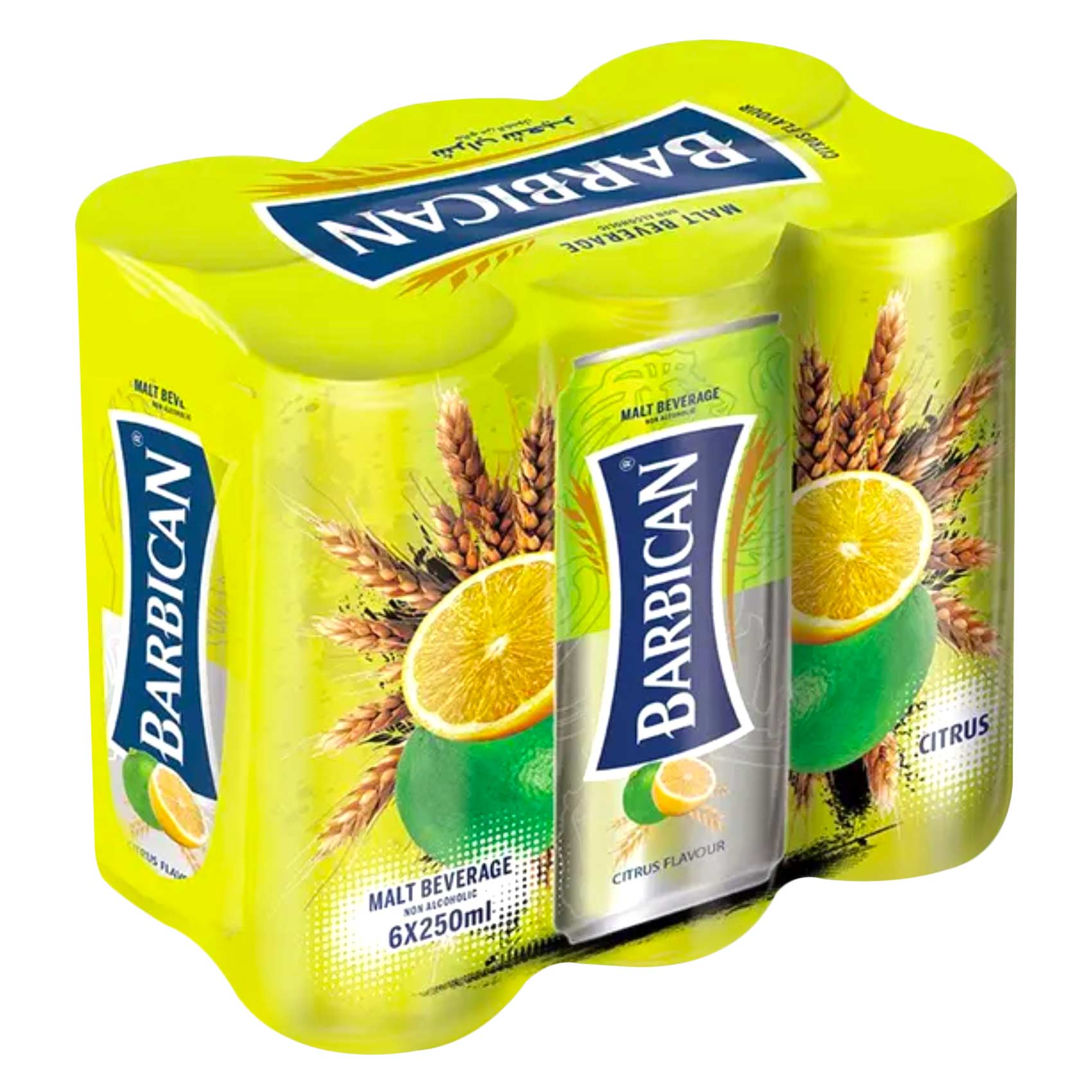 Barbican - Malt Drink Citrus Can 250ml x6 x4