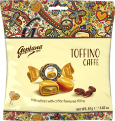 Goplana Toffino Caffe Milk Toffees Coffee Flavoured 80g
