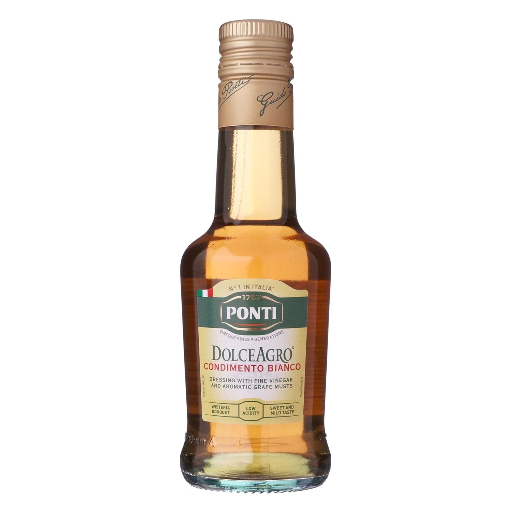 Ponti White Balsamic Dressing Vinegar 250ml