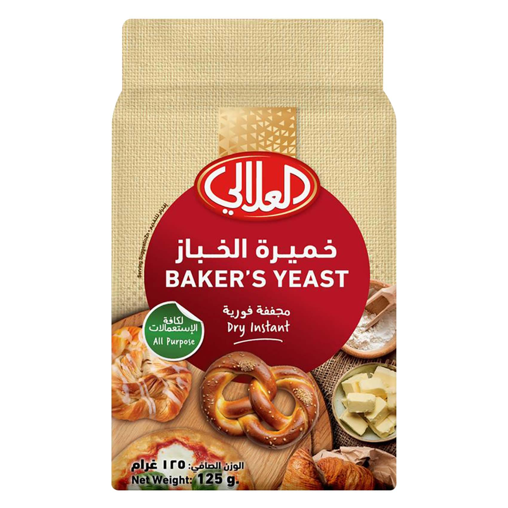 Al Alali Dry Instant Bakers Yeast 125g