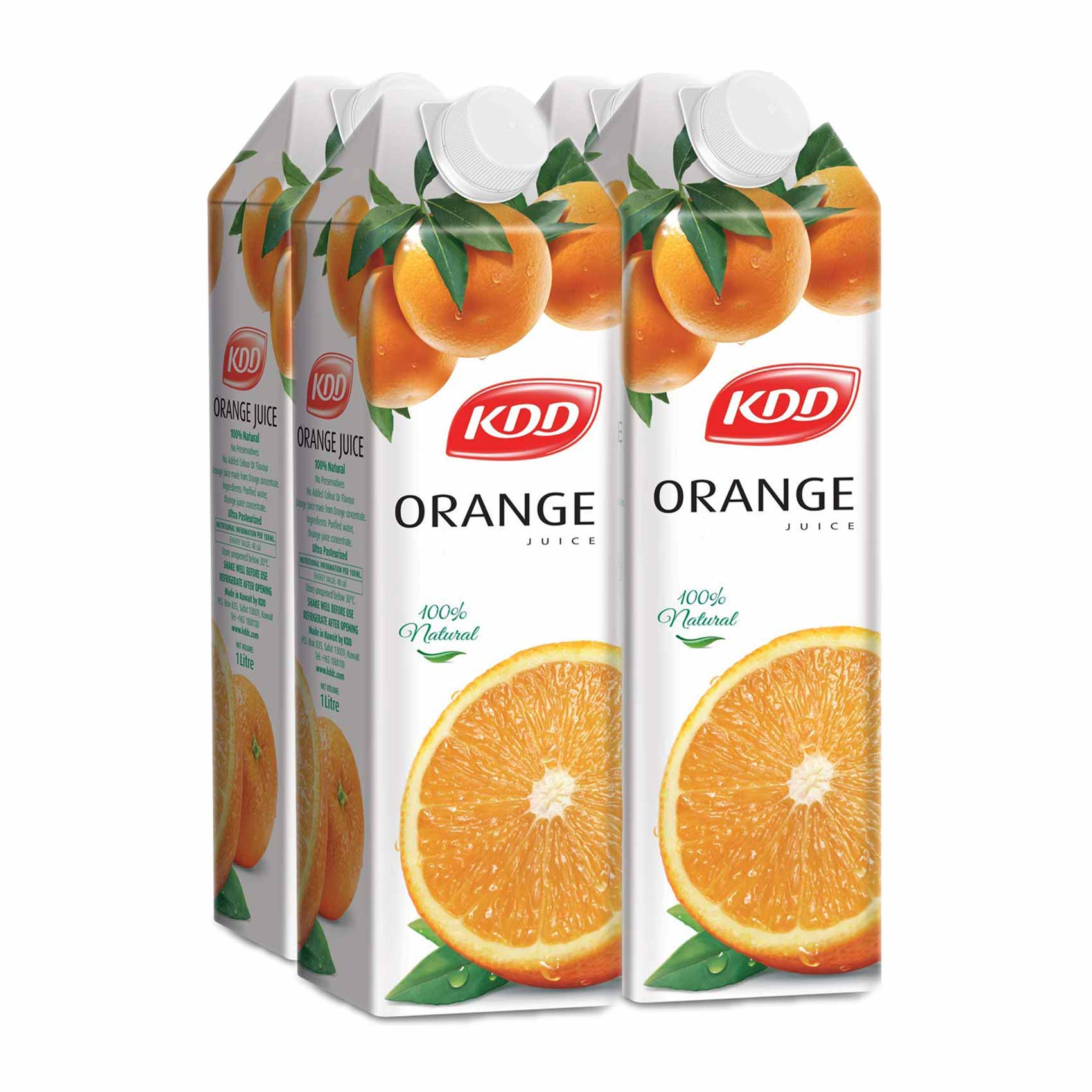 KDD Orange Juice 1L x4