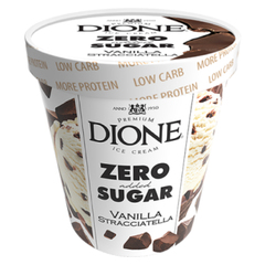 Dione Zero Added Sugar Vanilla with Chocolate Chips Ice Cream 475ml