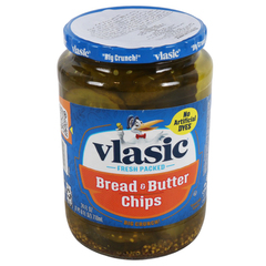 Vlasic Bread & Butter Chips Pickles 24oz