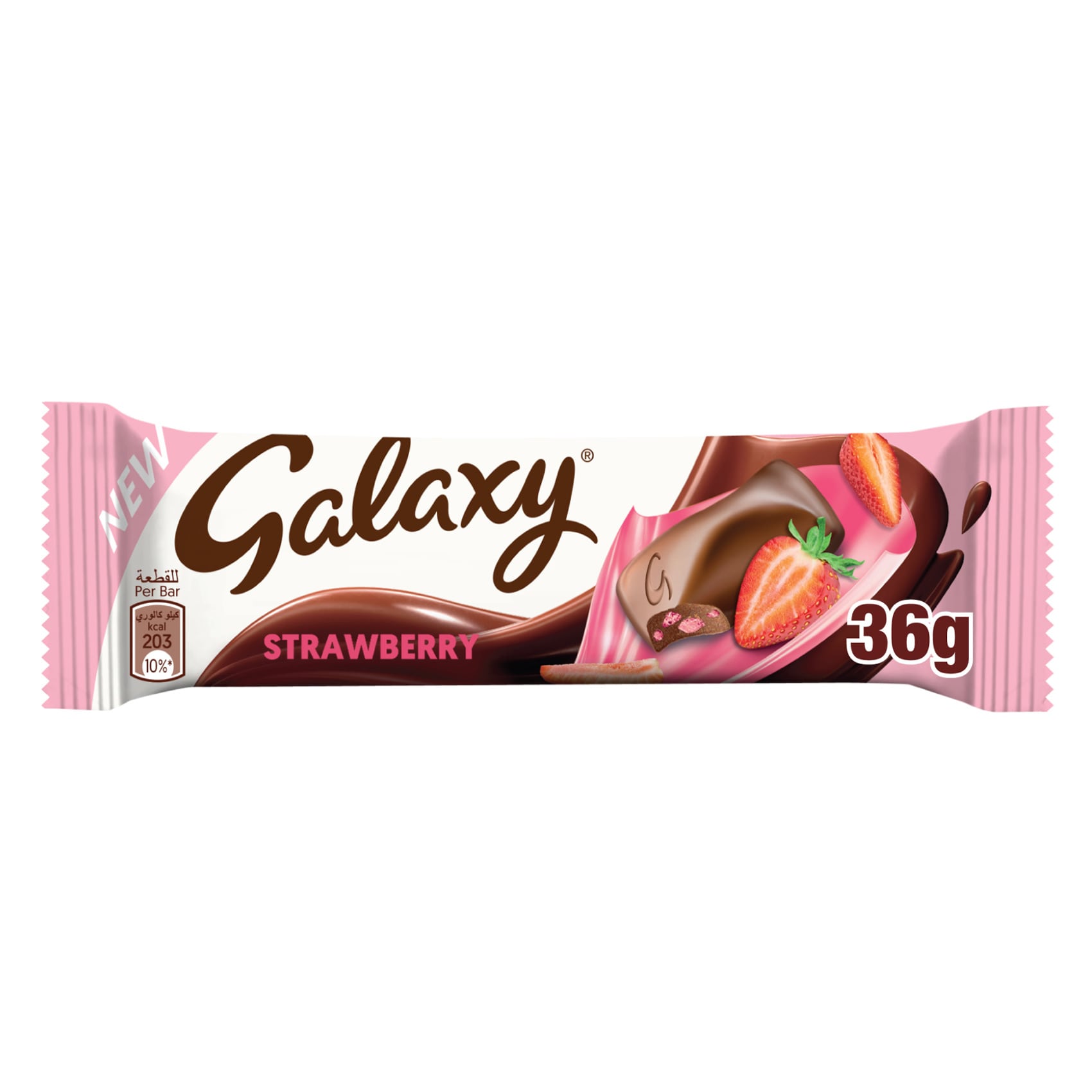 Galaxy Milk Chocolate with Strawberry 36g
