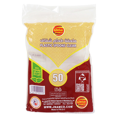 Jnamco Clear Plastic Tablespoons 50pcs
