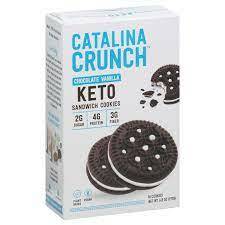 Catalina Crunch Chocolate Vanilla Keto Sandwich Cookies 193g