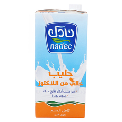 Nadec Lacto Free Full Fat Long Life Milk 1L