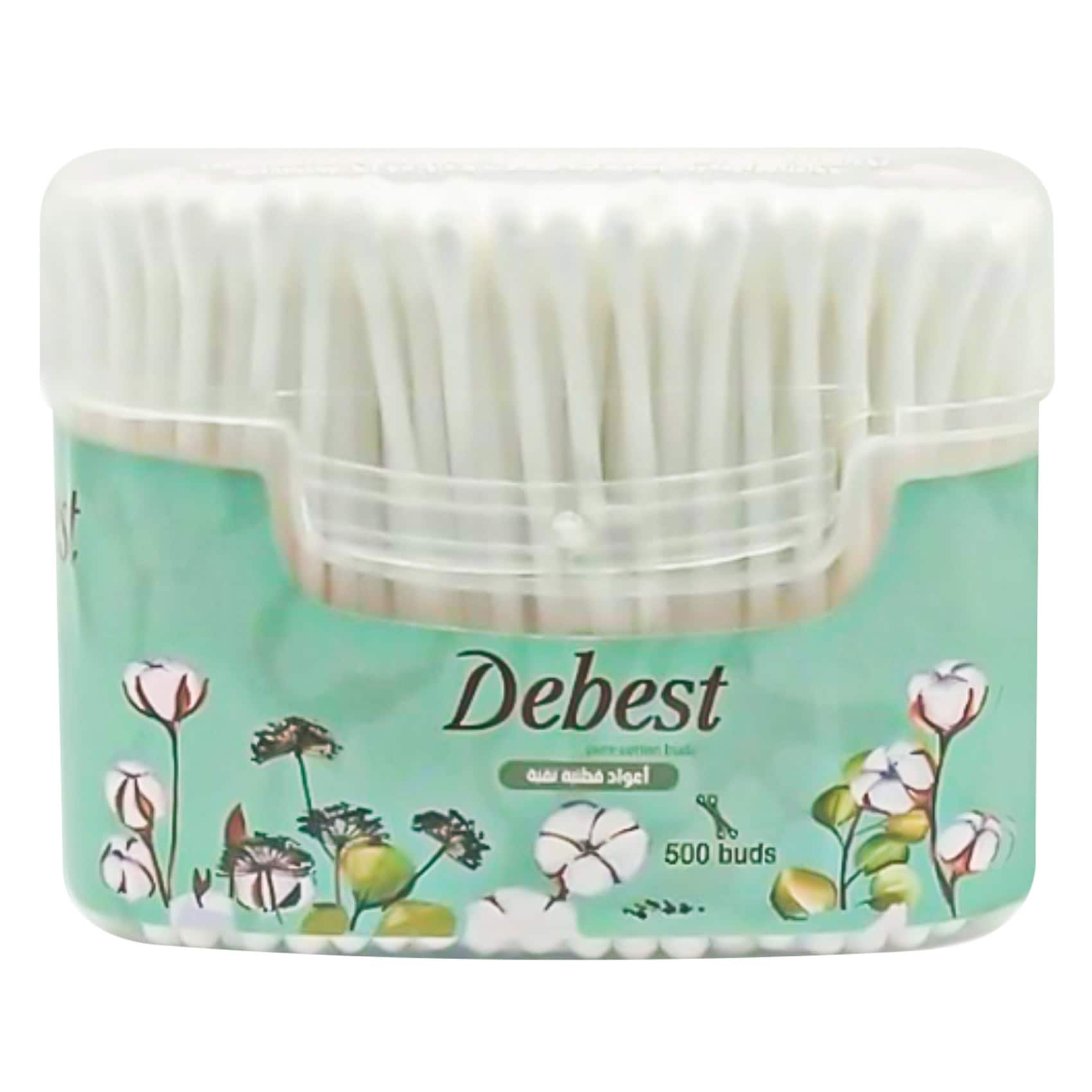 Debest Cotton Buds White – 500 pcs