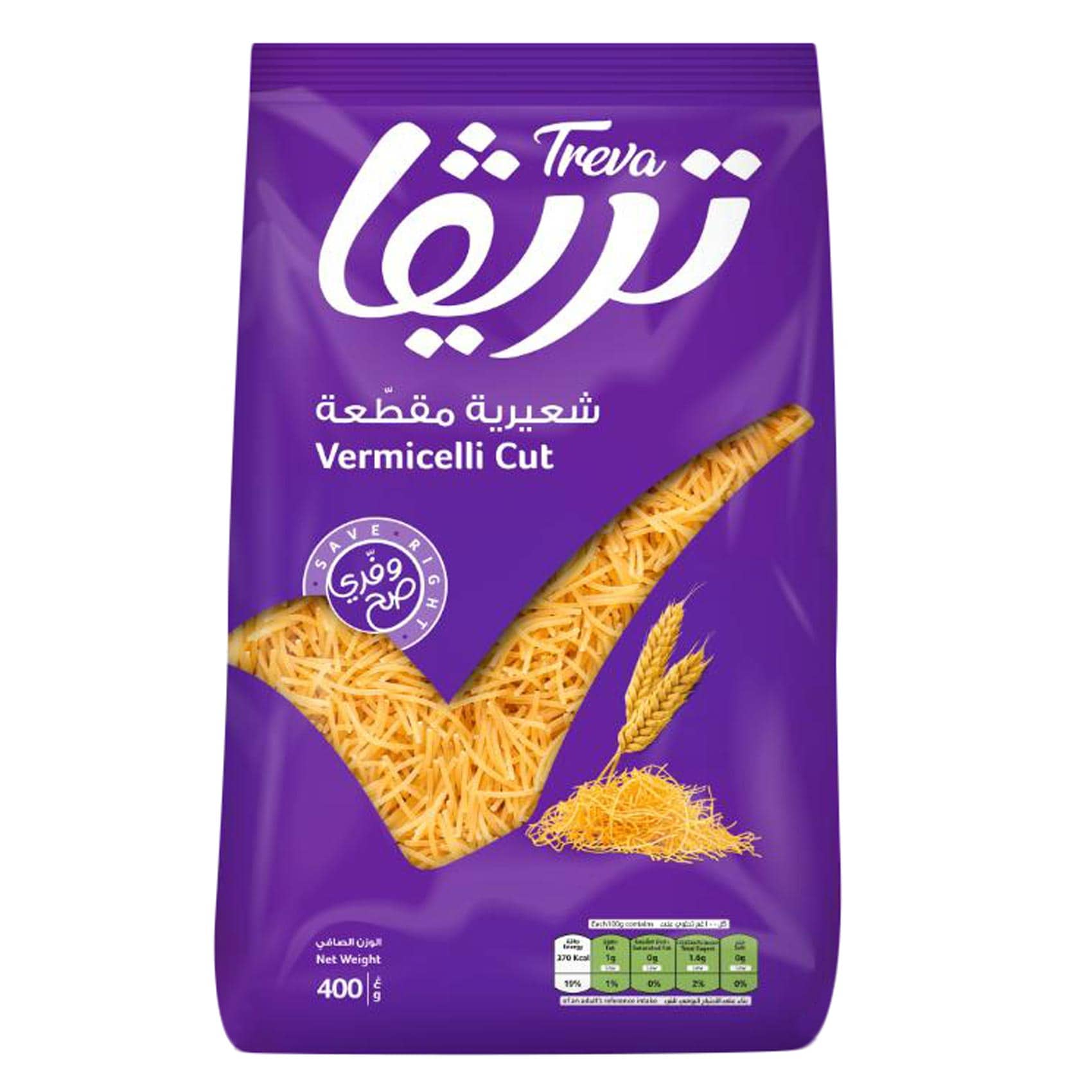Treva Vermicelli Cut, 400g