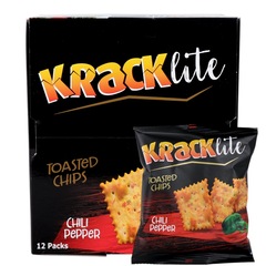 Kracklite Crunchy Chili Pepper Toasted Chips 12*26g