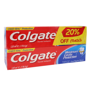 Colgate Great Regular Flavour Toothpaste (20% OFF) 2*120ml