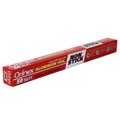 Orinex Non-Stick Aluminum Foil 50Sq.Ft