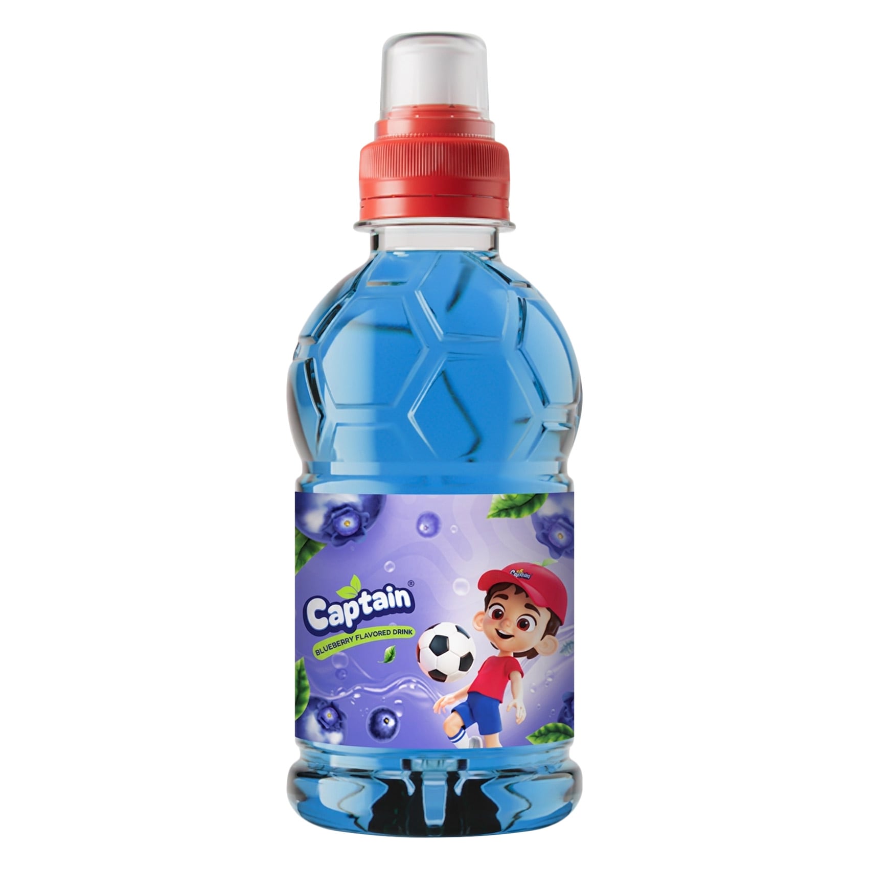 Captain Sport Blueberry Flavored Drink – 250 ml Bottle