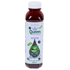 Queen Aloe Vera Blueberry with Aloe Vera Pulp 0.5L