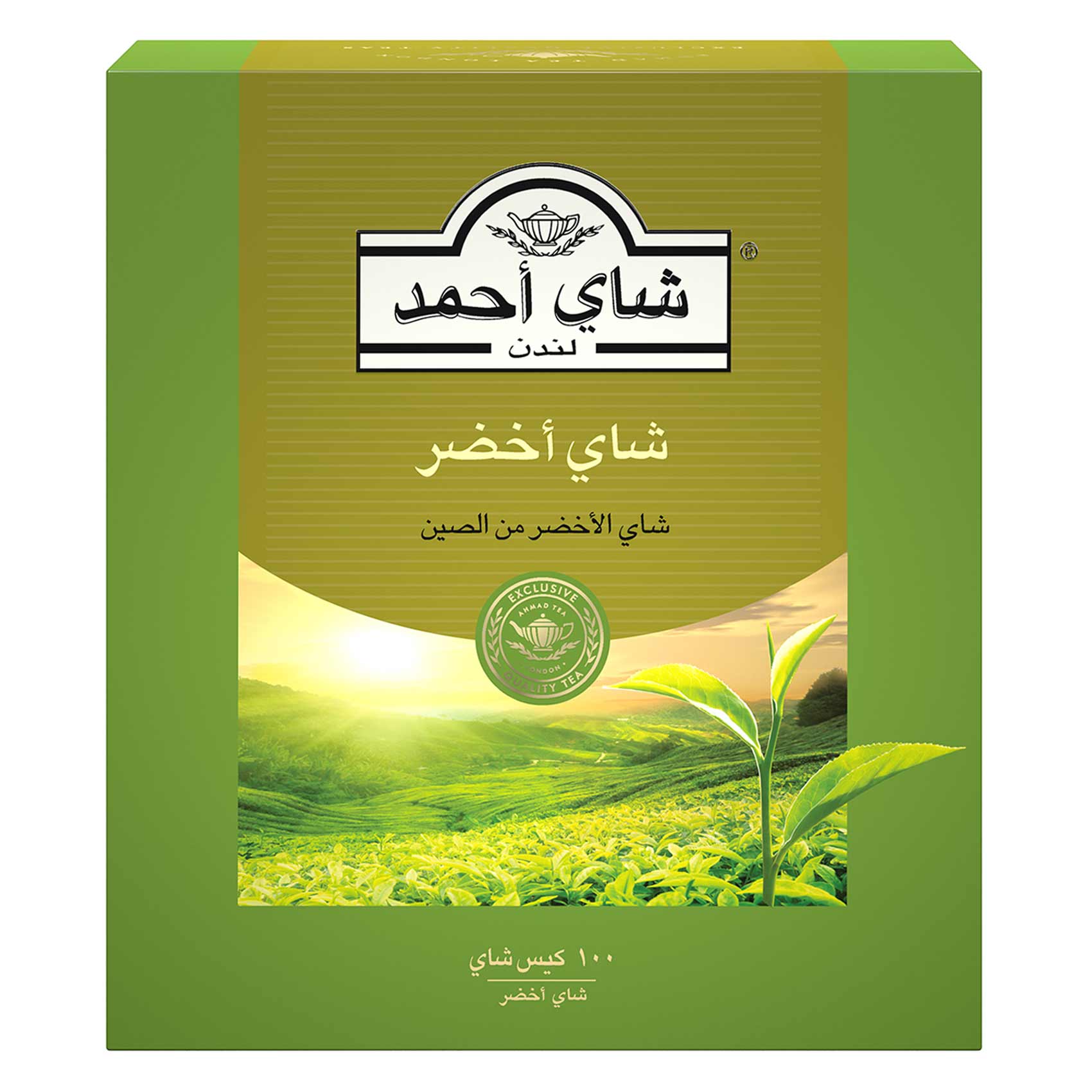 Ahmad Tea - Green Tea - 1.5 x 100 Tagged Teabag