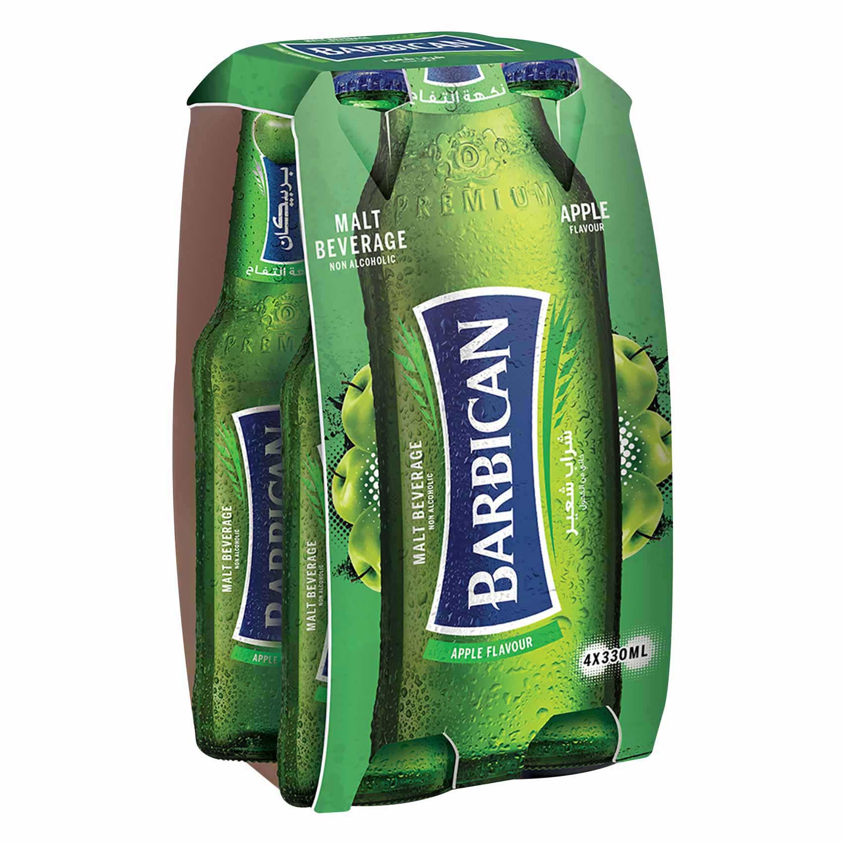 Barbican Malt Beverage Apple Flavour 4*330ml