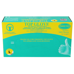Top Glove Vinyl Gloves Large 100pcs
