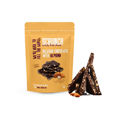 Scrunch Dark Chocolate With Almond 150g