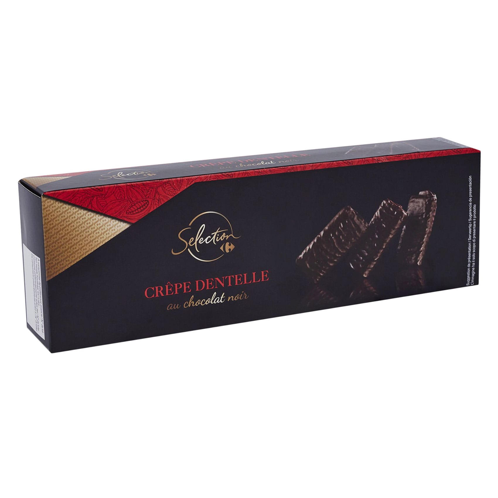 CRF LACE CREPE DARK CHOCOLT 100G
