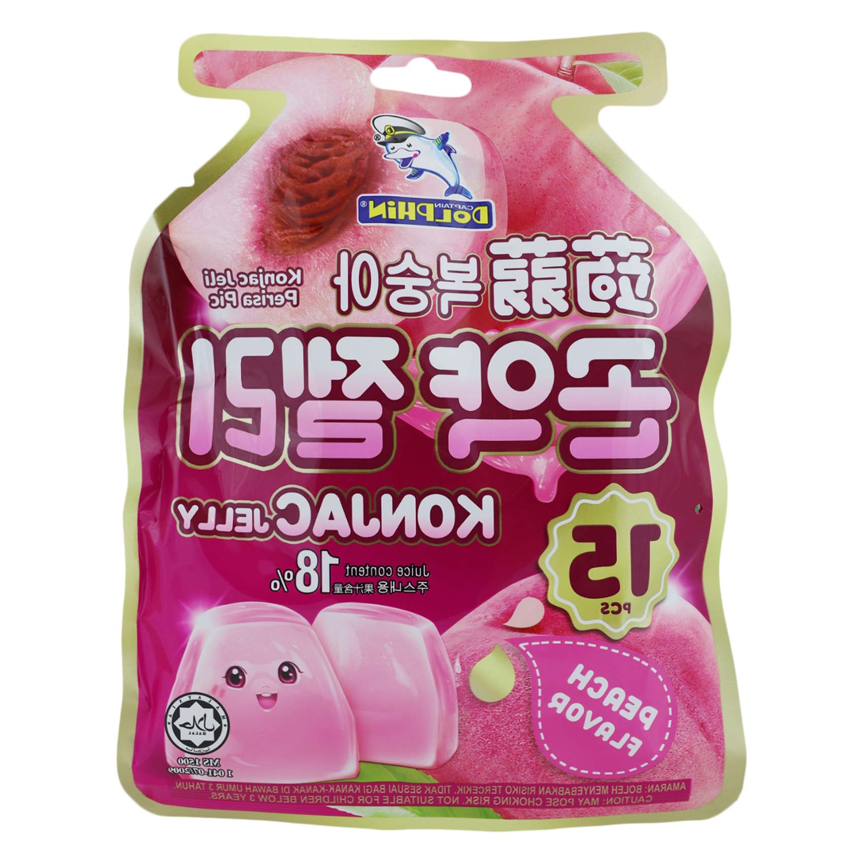 Konjac Peach Jelly 20g x15pcs