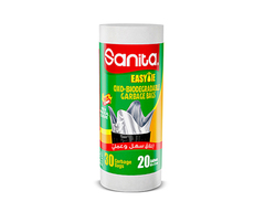 Sanita Easy Tie Garbage Bags Biodegradable 20 Gallons 30Bags