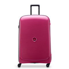Delsey Belmont Plus 83cm 4 Double Wheels Trolly Case Raspberry