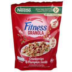 Fitness Crunchy Oats Granola with Cranberries and Pumpkin Seeds 350g