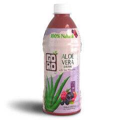 Goro Natural Aloe Vera Drink Mixed Berries with Pulp No Added Sugar 350ml