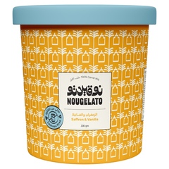 Nougelato Saffron & Vanilla Flavor Gelato 300g
