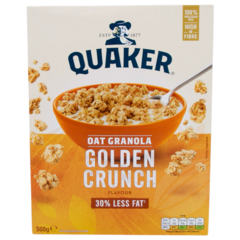 Quaker Oat Granola Golden Crunch Flavour 500g