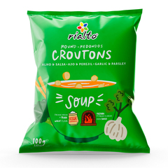 Rialto Round Croutons Garlic & Parsley 100g