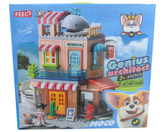 Feelo Genius Architect'S House Building Blocks 141Pcs