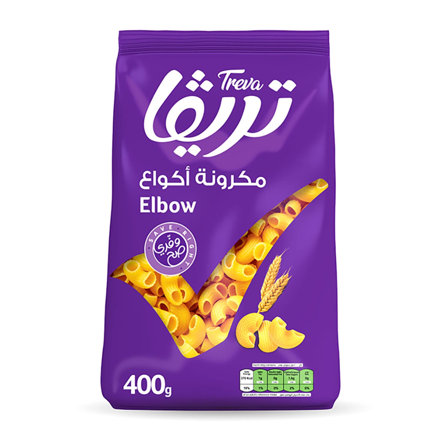Treva Elbow Pasta 400 g