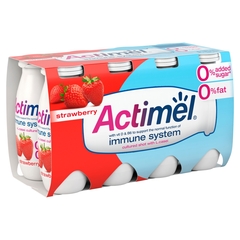 Actimel Strawberry Dairy Drink 8*100g