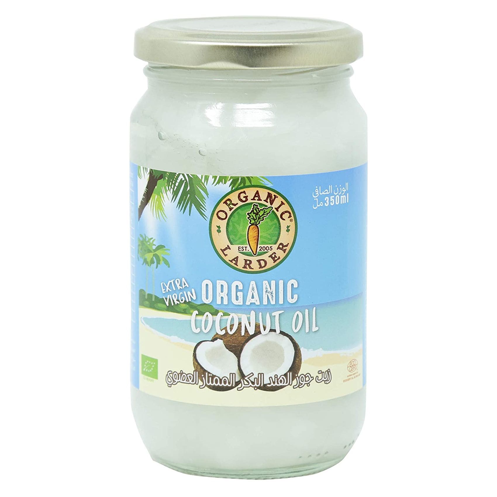 Larder Organic Coconut Oil Extra Virgin 350ml