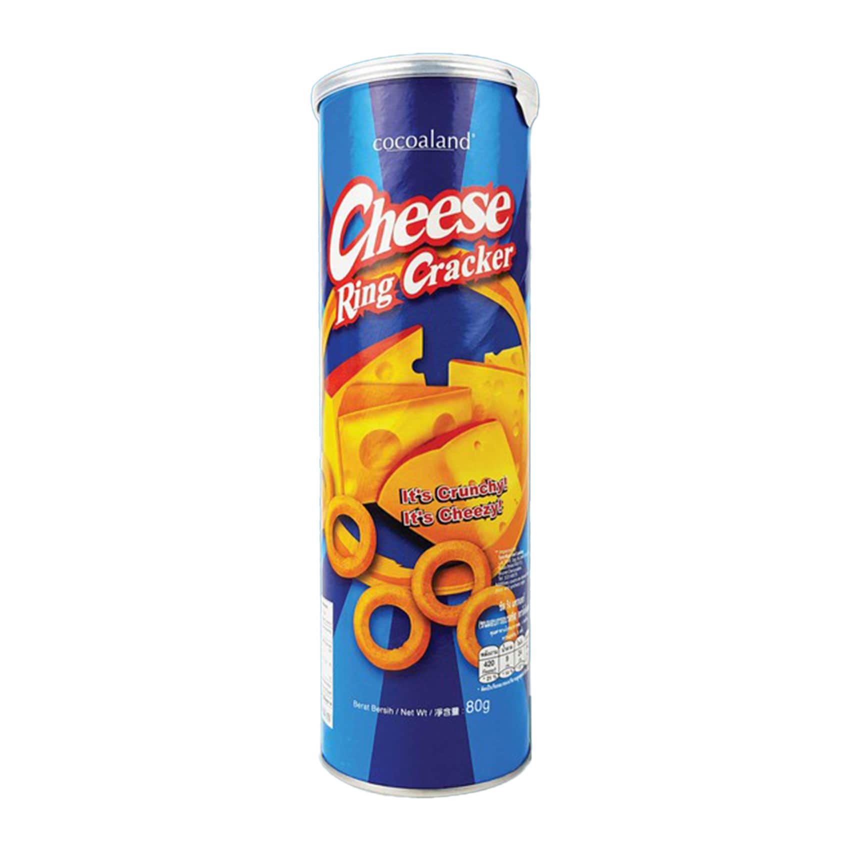 Cocoaland Cheese Ring Crackers 80g