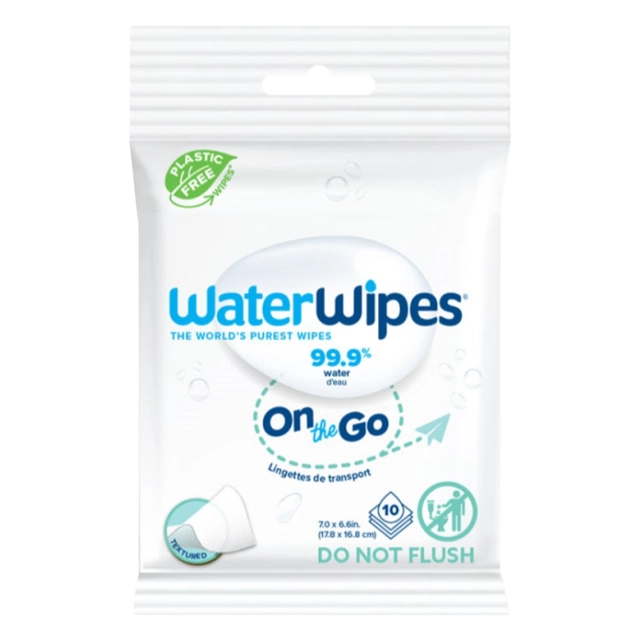 WaterWipes On-The-Go Plastic Free Wipes 10wipes