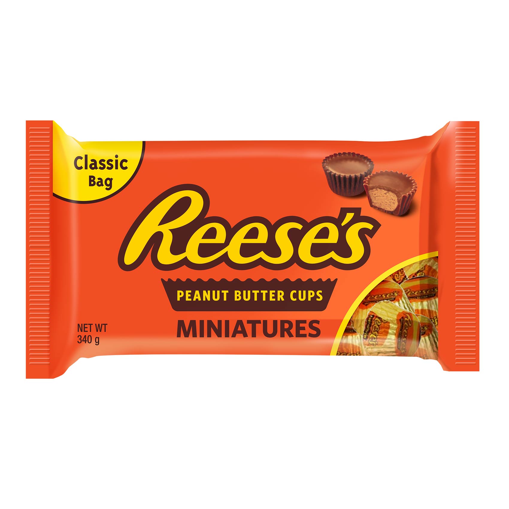 Reeses Peanut Butter Cups Miniatures Candy 340g