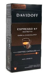Davidoff Espresso 57 Dark & Chocolatey Coffee Capsules 55g