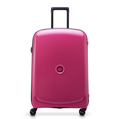 Delsey Belmont Plus 71cm 4 Double Wheels Trolly Case Raspberry
