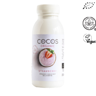 Strawberry Organic Coconut Milk Kefir