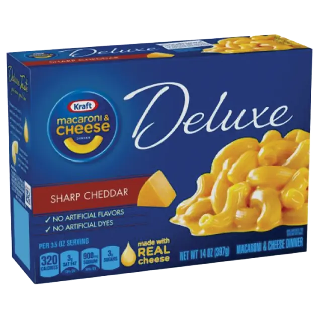 Deluxe Mac & Cheese Sharp Cheddar 397 G