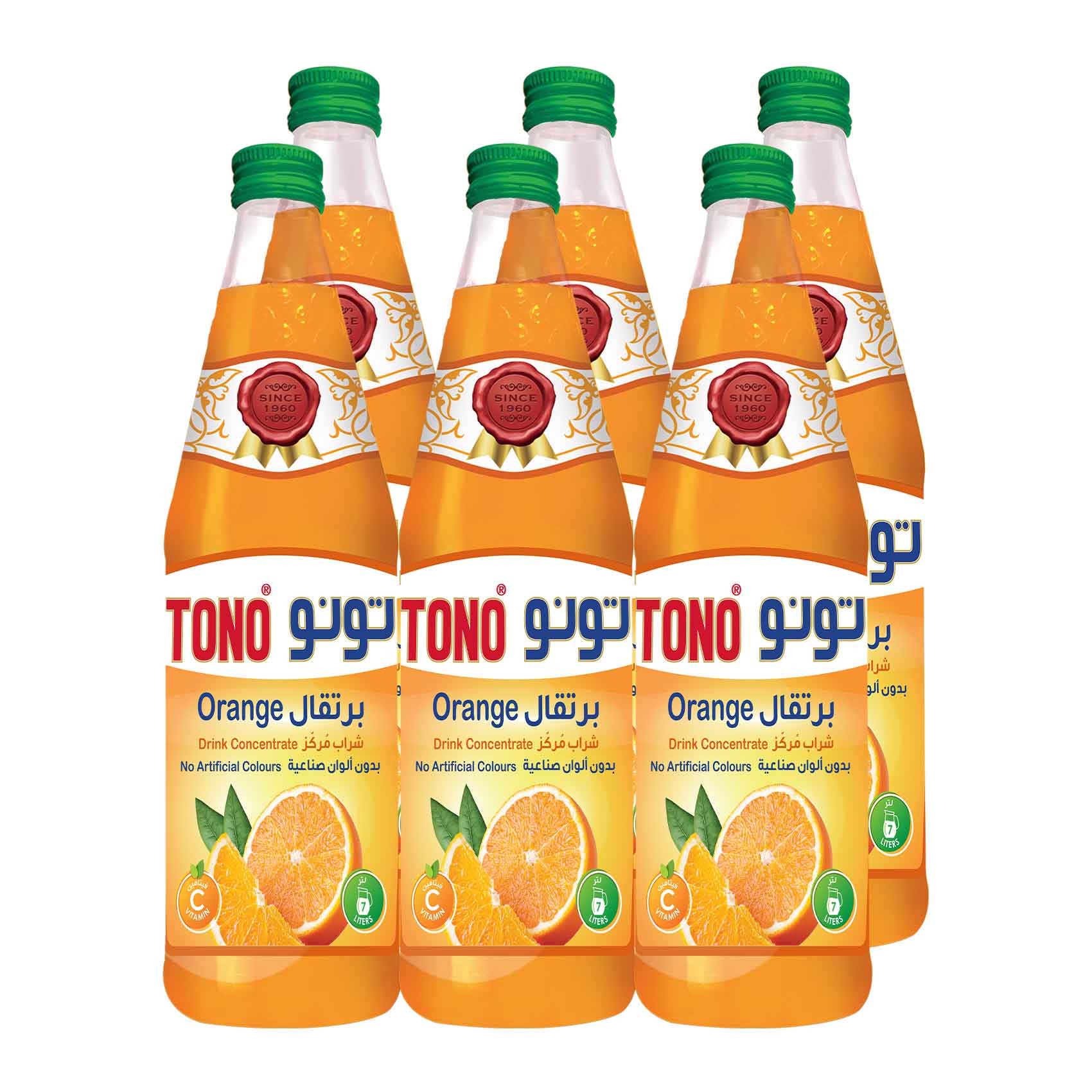 TONO concentrated orange drink 710ml x6