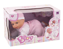 Baellar Crawling Doll 2 Colors Assorted 16"