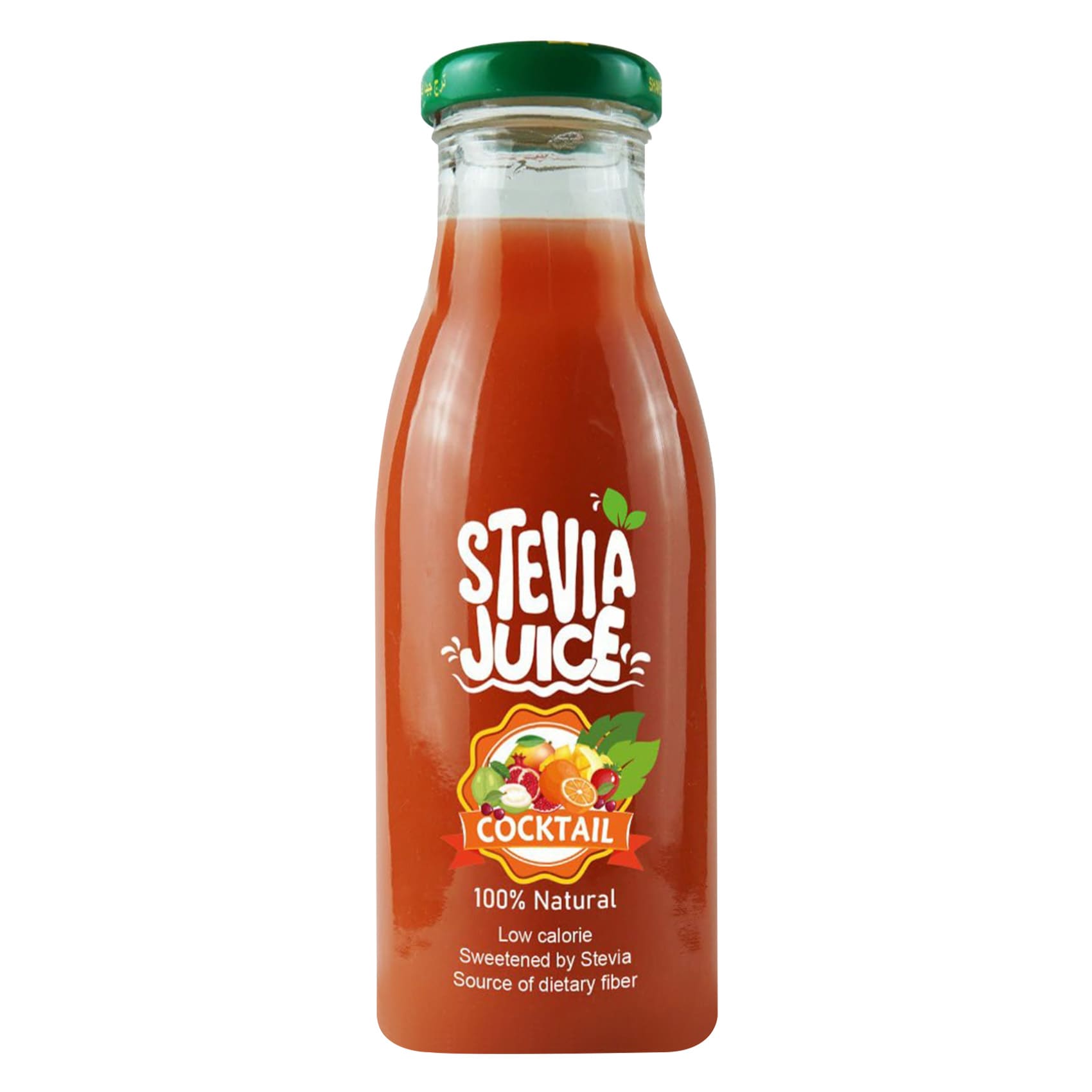 Stevia Juice Cocktail 100% Natural – Low Calorie – 300 ml